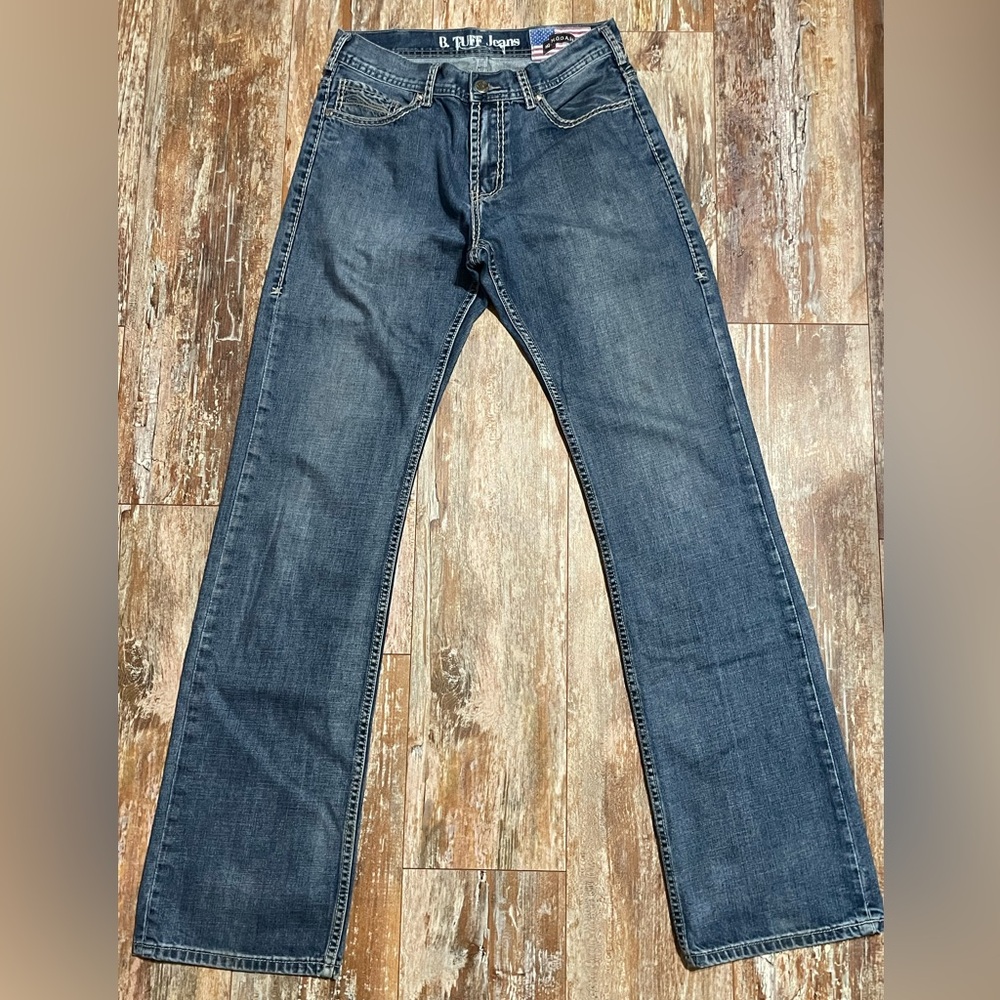 Men's B.Tuff Bootcut Blue Jeans